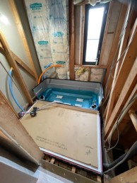 ウエーブ＆スプレー水流で節水しながら軽快な浴び心地　目黒区N様邸